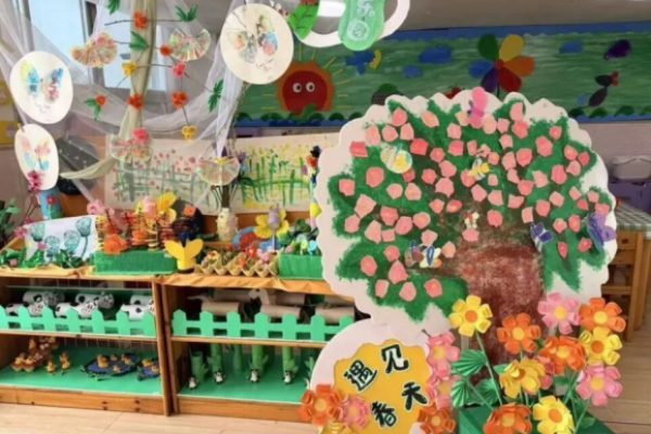 春染园所 境润童年！唐洪幼儿园环创评比尽显童趣